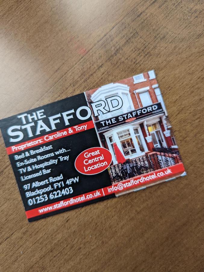 The Stafford Panzió Blackpool Kültér fotó